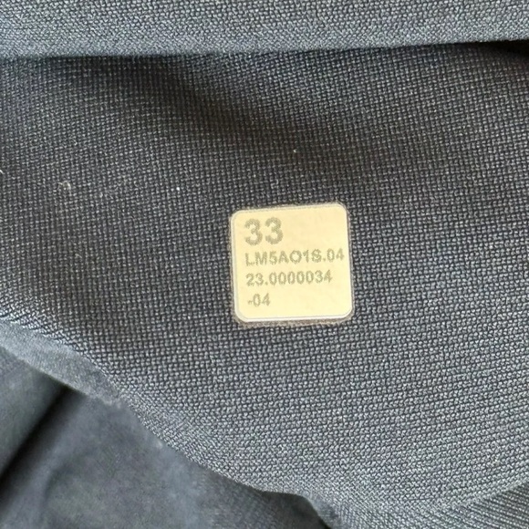 Mens Lululemon ABC Classic Fit Pant Flat Front Chino Pants Warpstreme Navy 33x30 - Picture 8 of 10